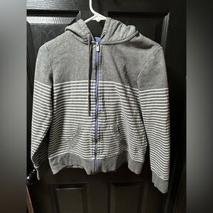 Tommy Hilfiger Gray Hoodie with Blue Accents
